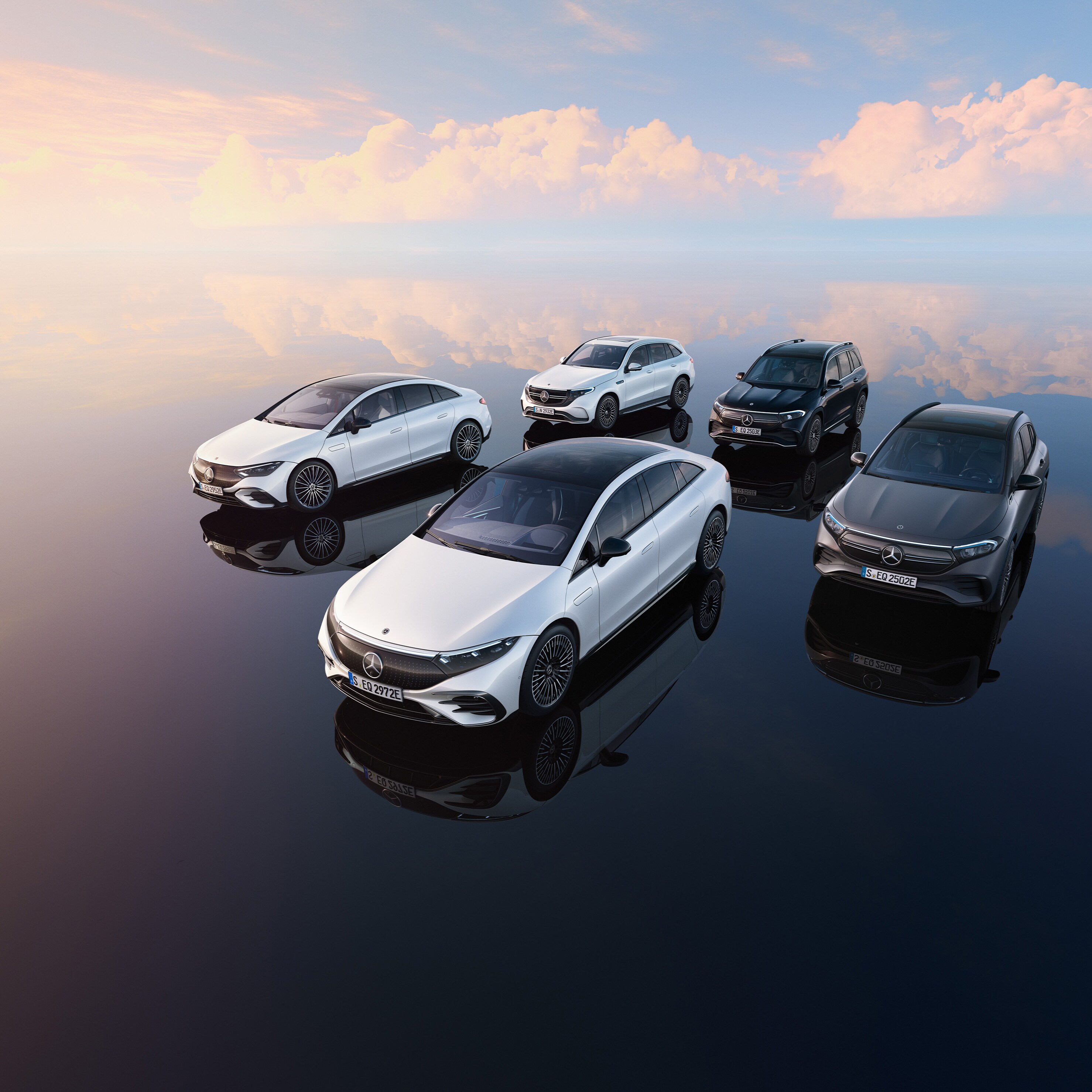 The new all-electric models from Mercedes-Benz