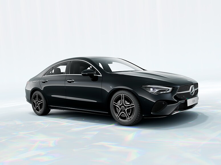 O novo Mercedes-Benz CLA Coupé com a linha de equipamento Progressive.