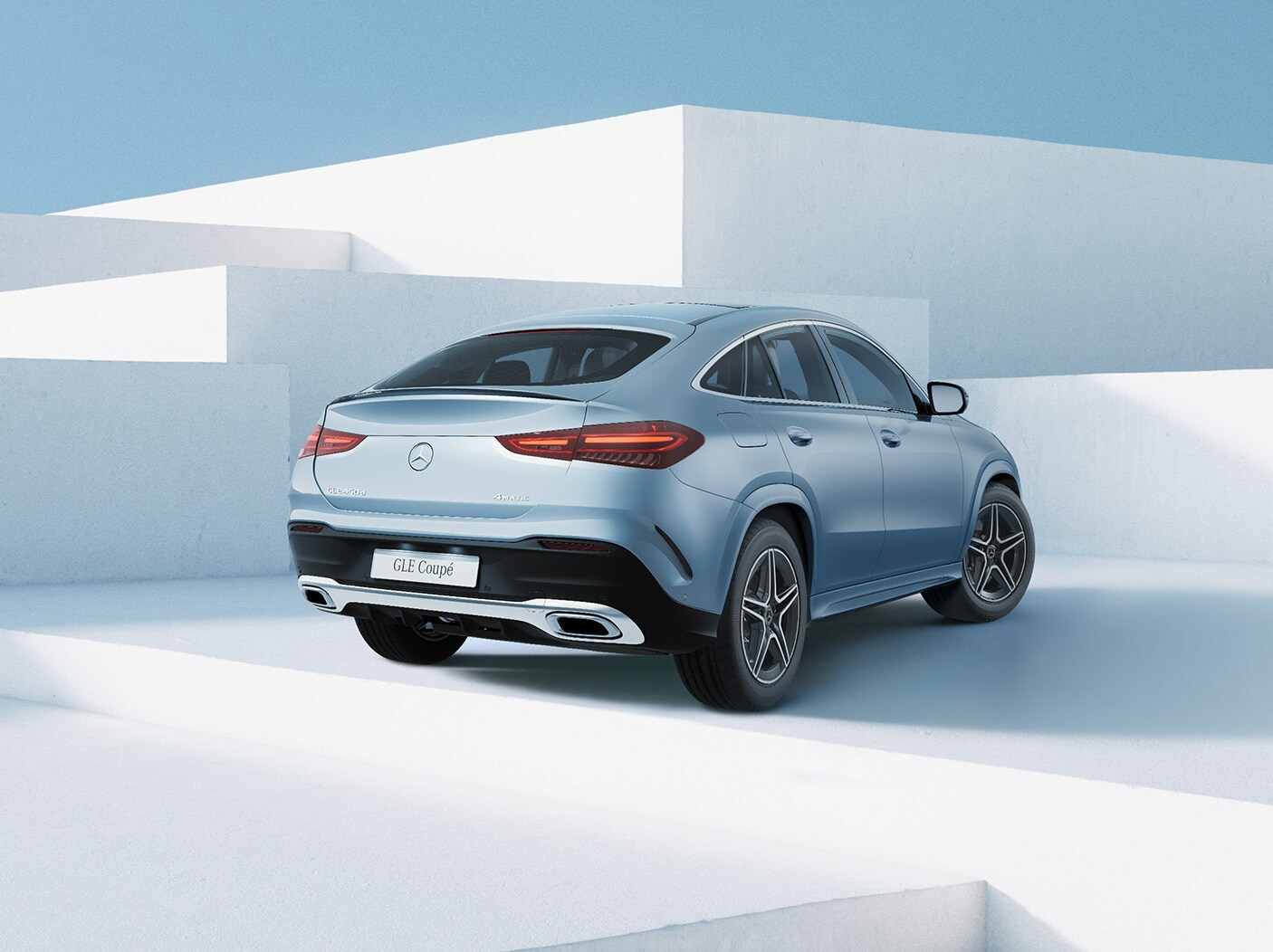 O GLE Coupé da Mercedes-Benz em ambiente fantasia.