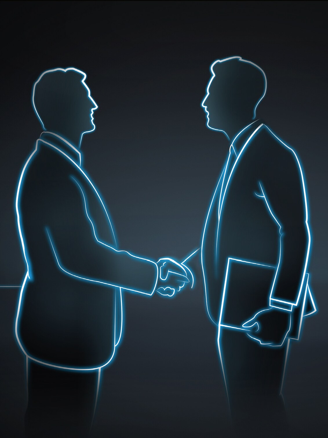 Uma Mercedes-Benz Sprinter Furgão em fundo produzido digitalmente.