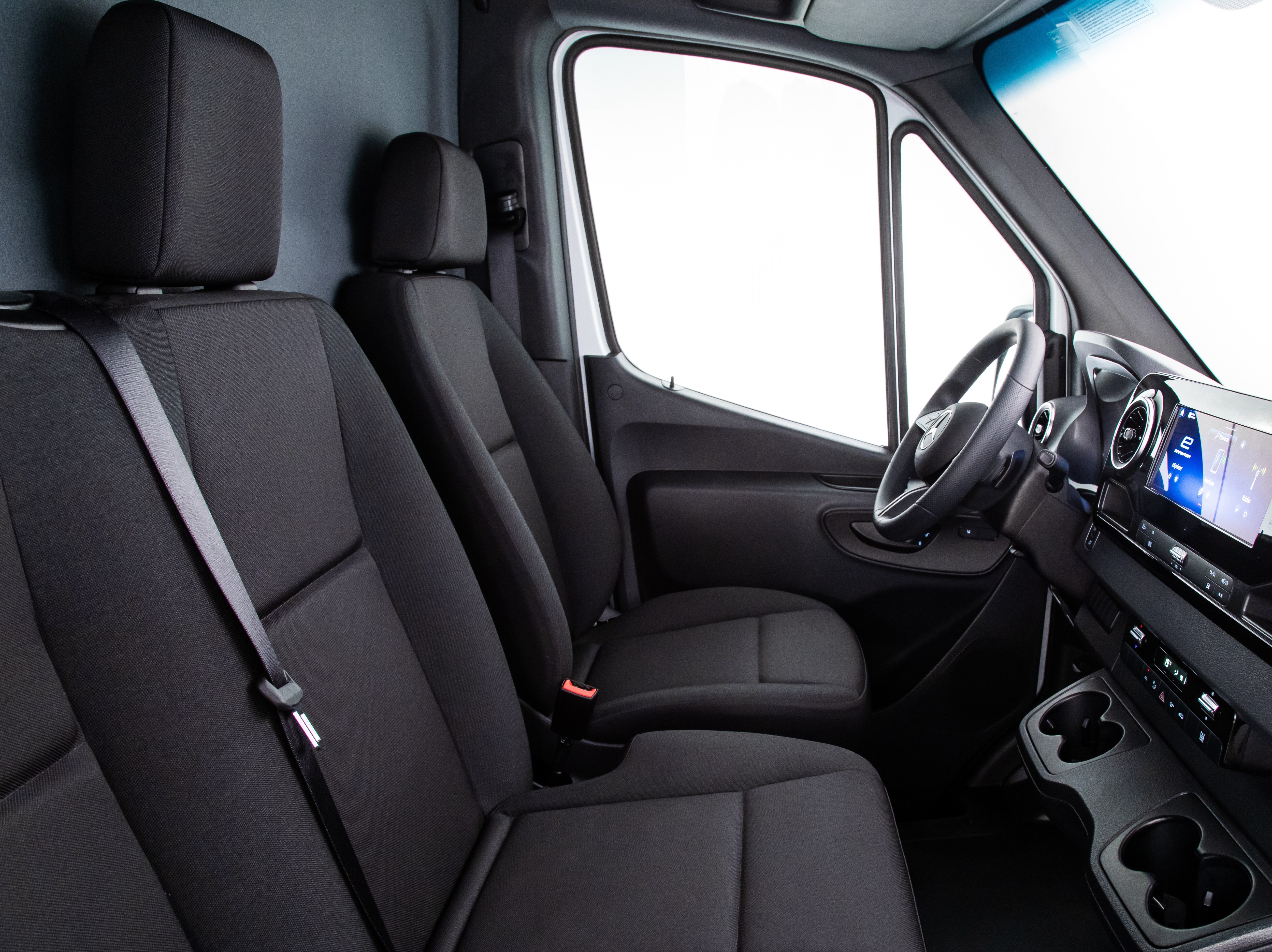 Interior da Sprinter Truck.