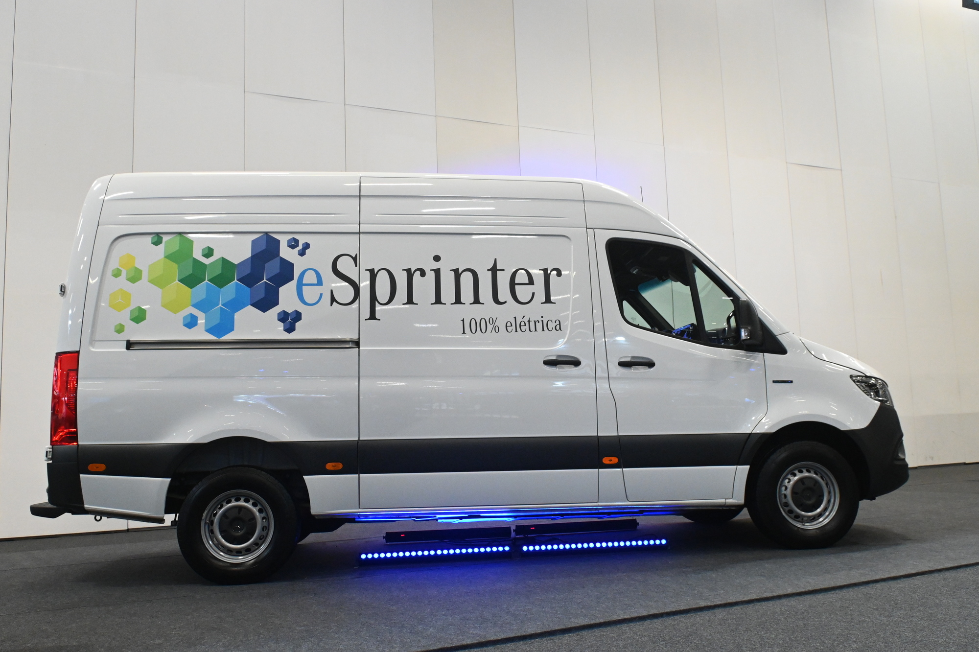 Uma imagem mostrando a nova eSprinter.