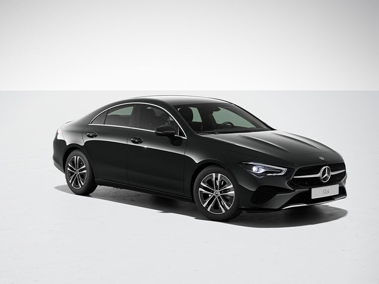 O novo Mercedes-Benz CLA Coupé com itens de série.