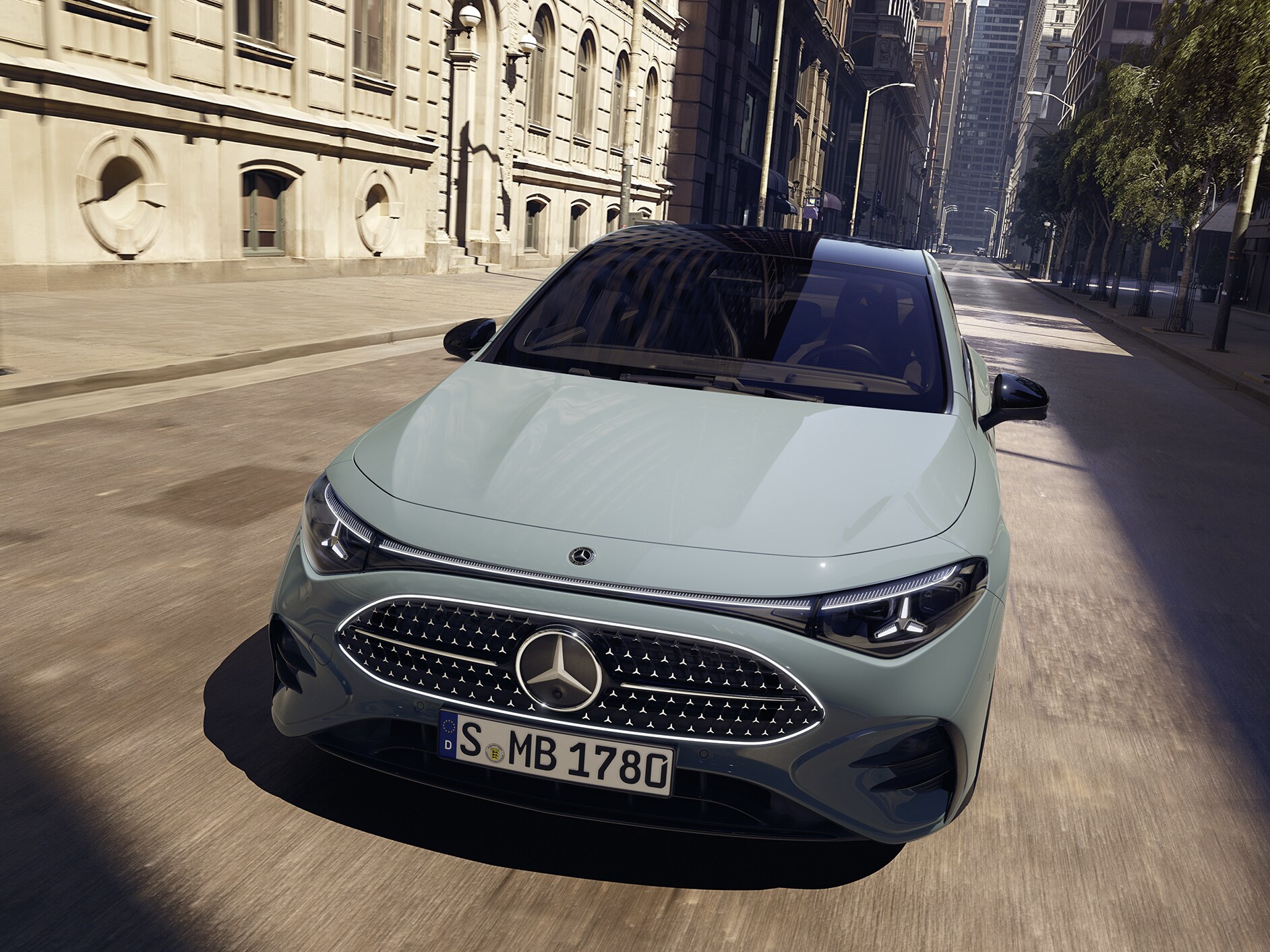 A tecnologia do CLA da Mercedes-Benz.