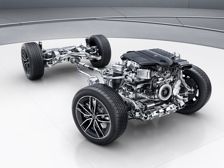 A tração total 4MATIC do novo Mercedes-Benz GLE Coupé.