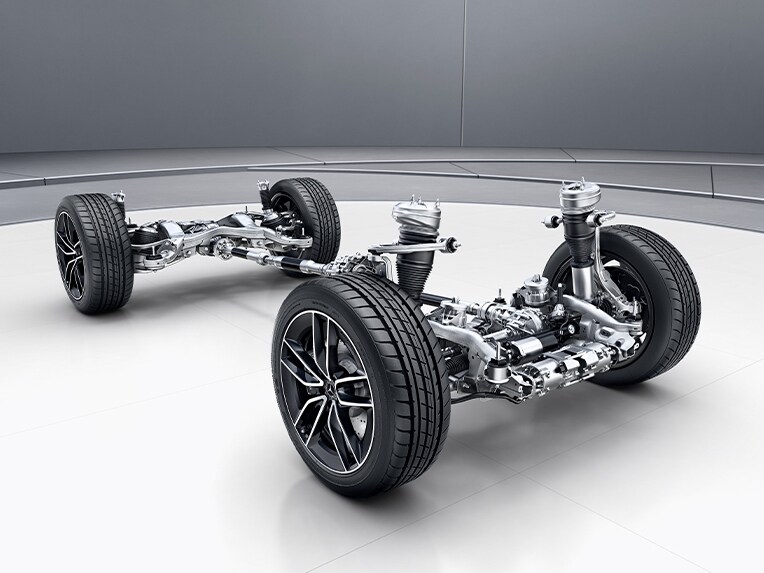 O pacote AIRMATIC do novo Mercedes-Benz GLE Coupé.