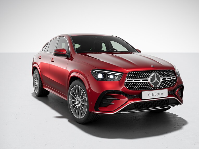 O exterior do Mercedes-Benz GLE Coupé com a AMG Line.