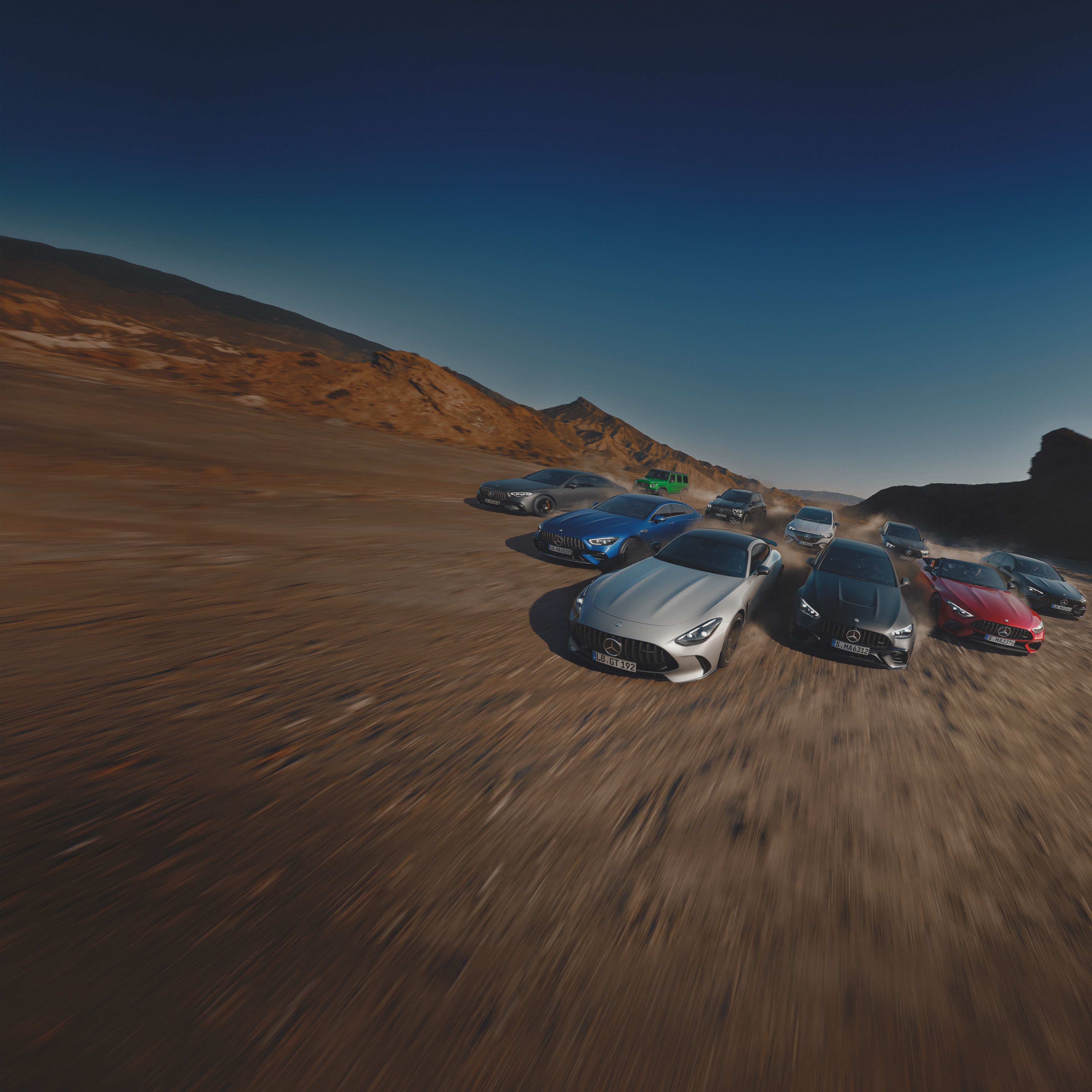 A marca da Mercedes-AMG.