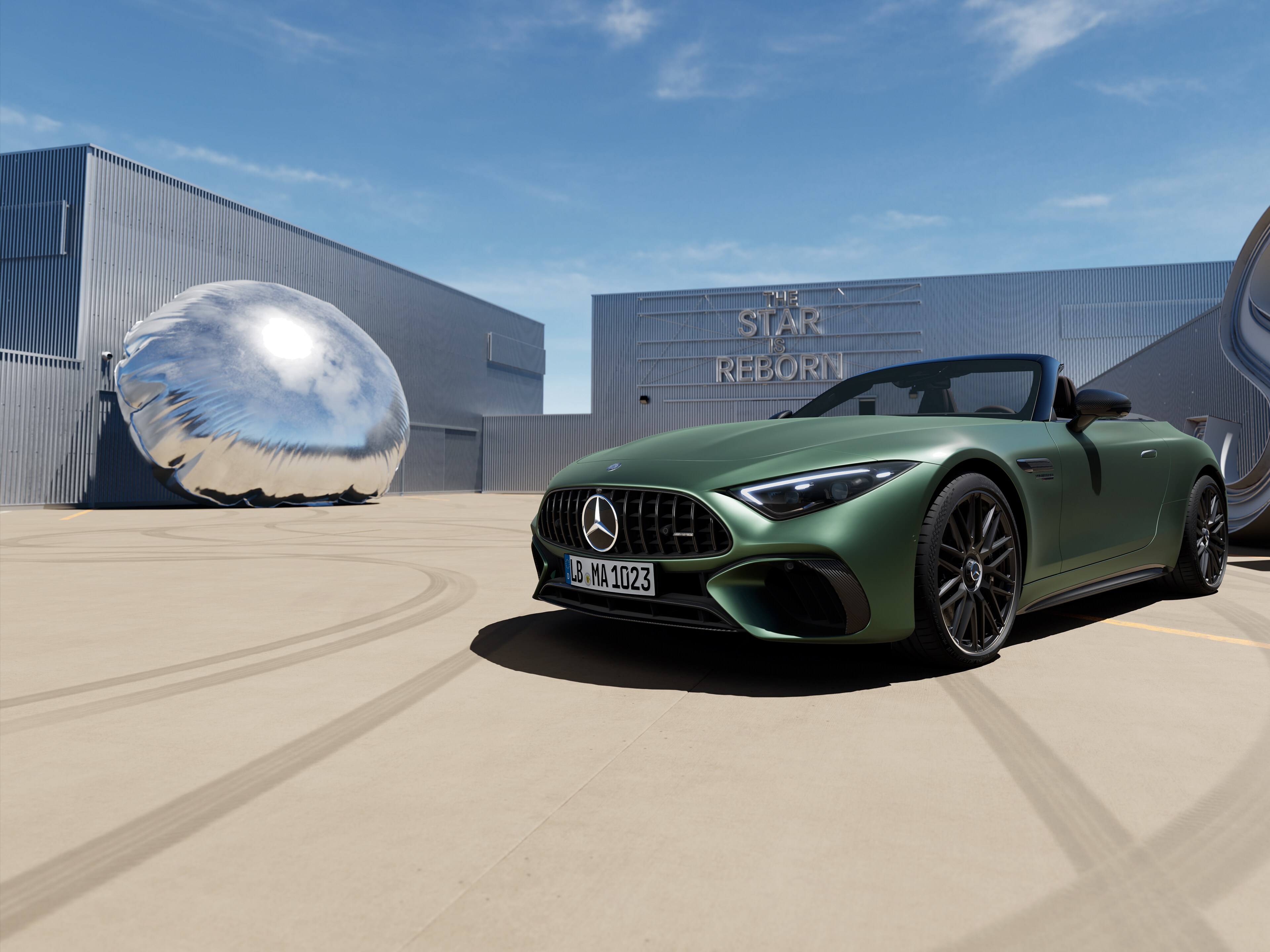 O Mercedes-AMG SL Roadster.