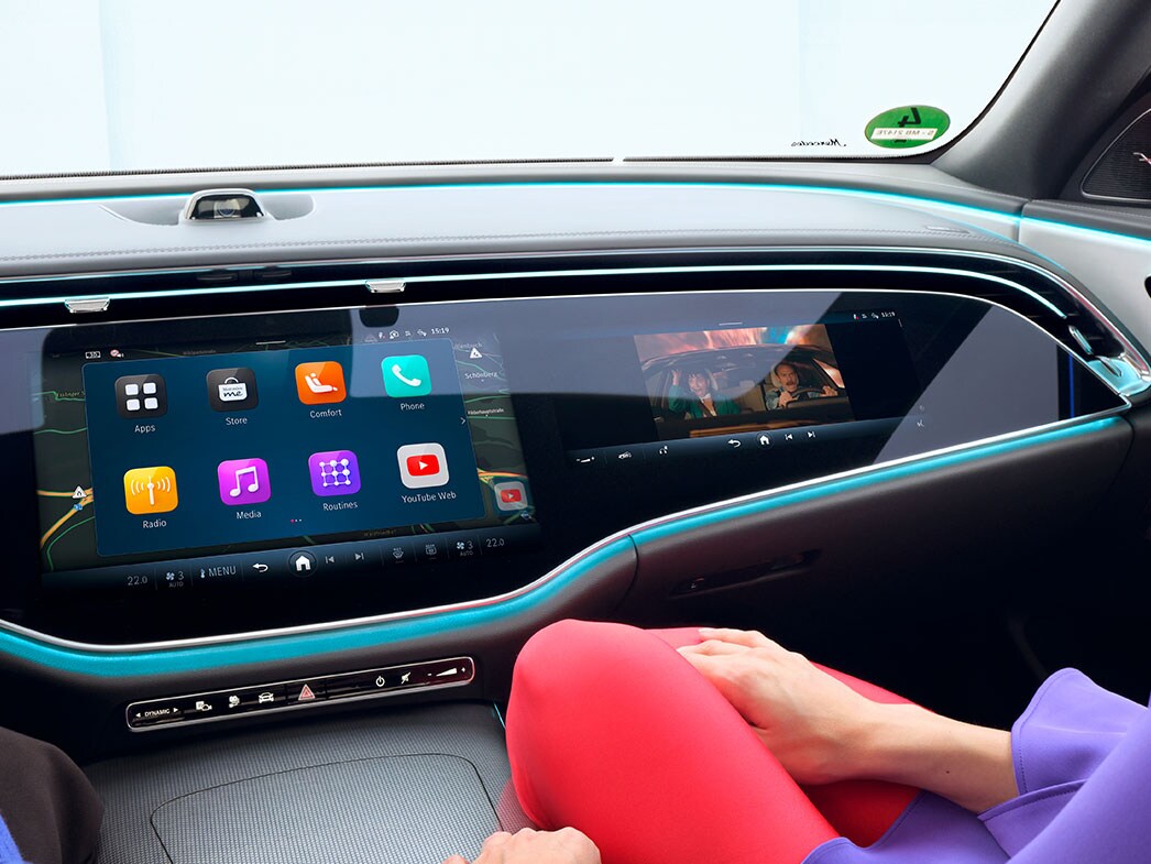 O MBUX Entertainment Plus no seu Mercedes-Benz.