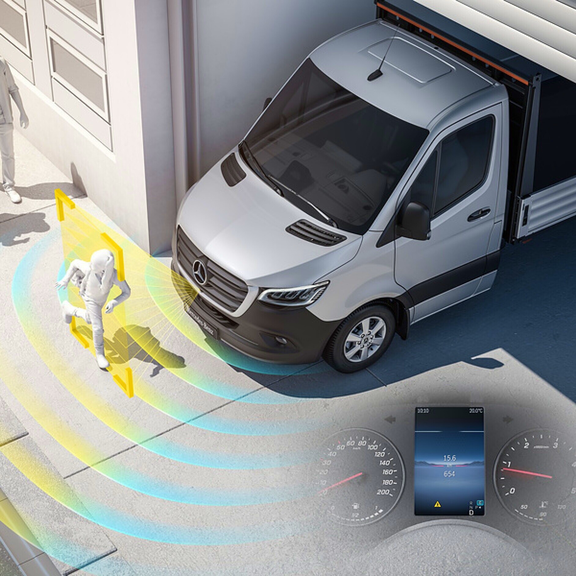 Sistema de informação de saída (MOIS) | Sprinter Chassi | Mercedes-Benz O sistema de informação de saída (MOIS) para o Mercedes-Benz Sprinter Chassi.