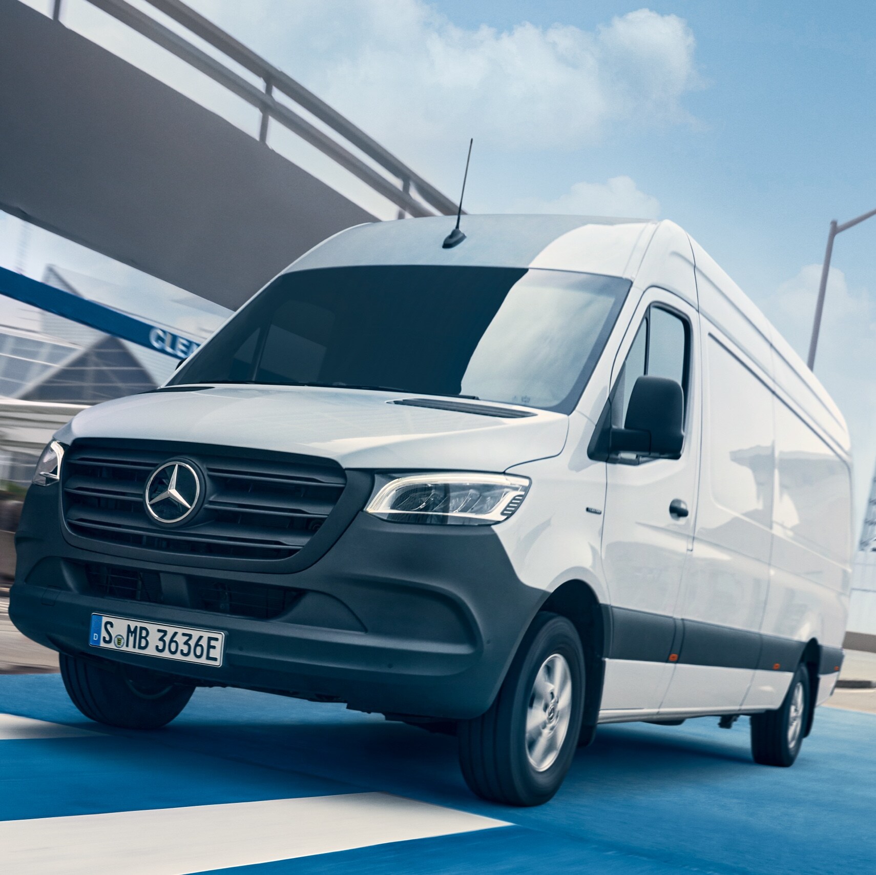 O furgão eSprinter da Mercedes-Benz.