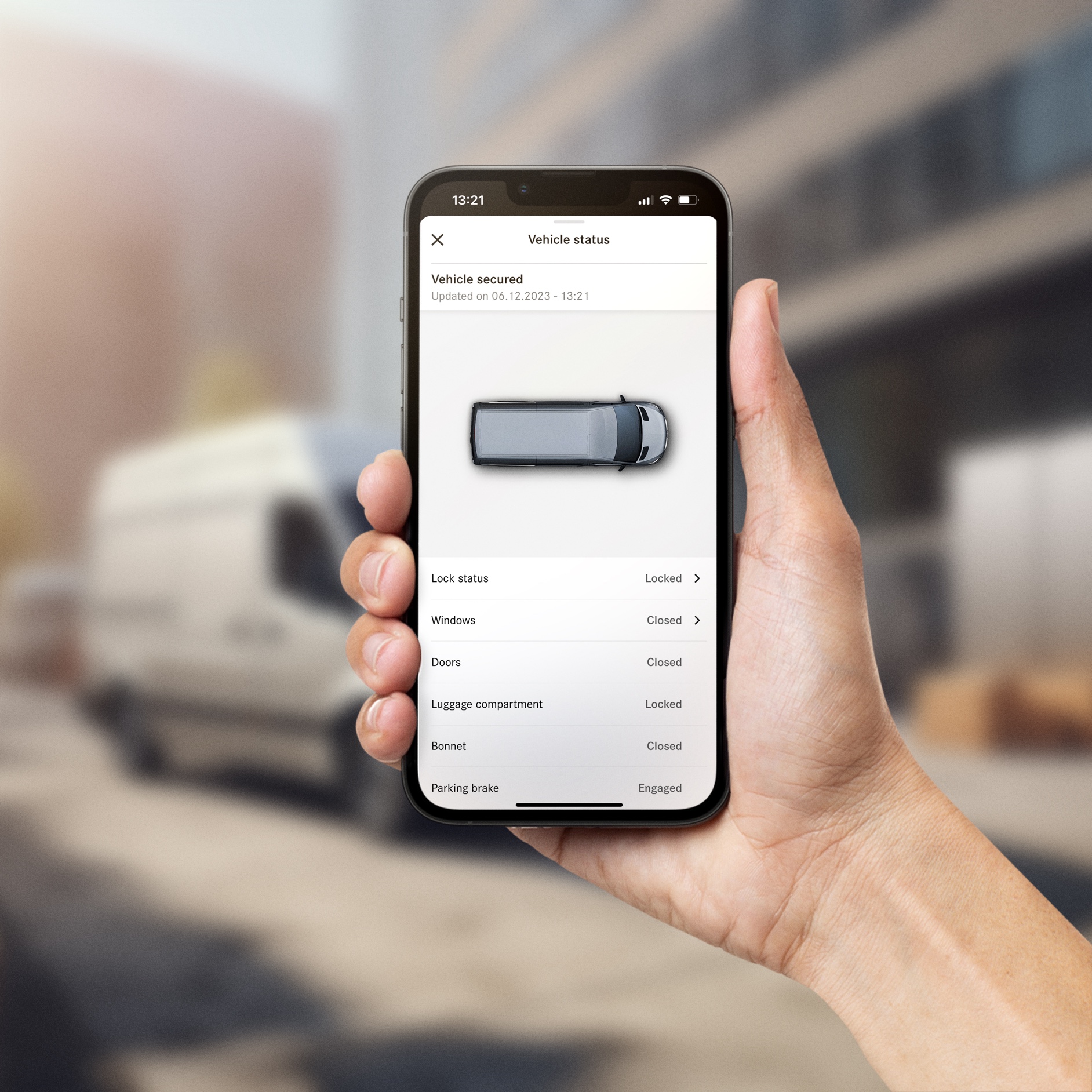 Funcionalidades digitais extra | Furgão Sprinter | Mercedes-Benz Funcionalidades digitais extra para uma van da Mercedes-Benz.
