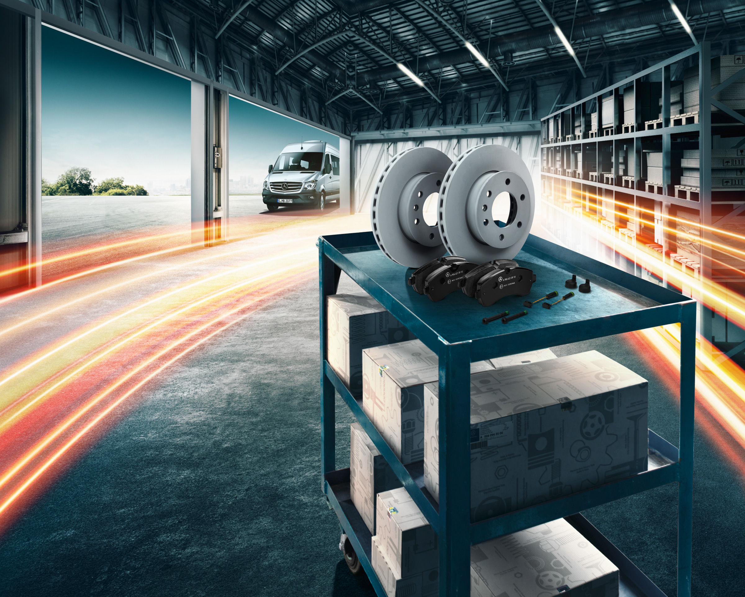Mercedes-Benz Vans | Peças genuínas Conjunto de peças de um veículo.